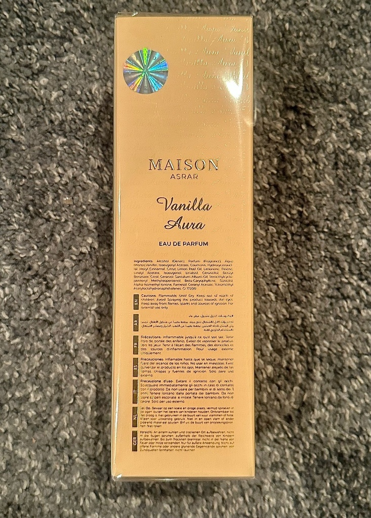 MAISON ASRAR VANILLA AURA EDP 100ML