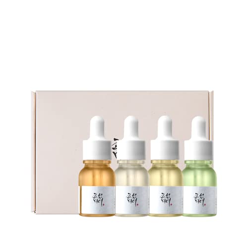 BEAUTY OF JOSEON HANDBAG SERUM DISCOVERT KIT REVIVE SERUM GLOW DEEP SERUM GLOW SERUM CALMING SERUM 4×10ml