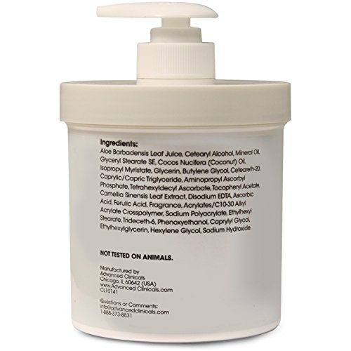 ADVANCED CLINICALS VITAMIN C ADVANCED CREAM 454G
