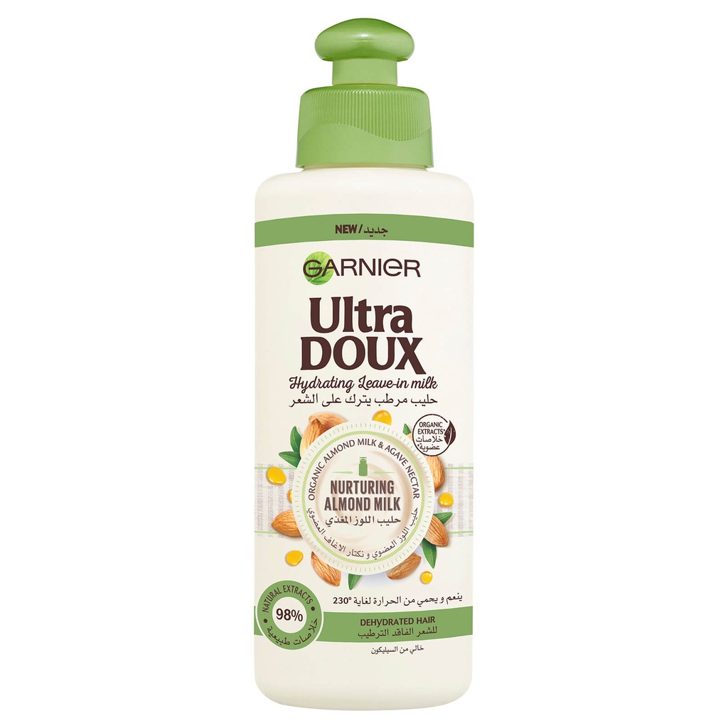 GARNIER ULTRA DOUX LEAVE IN ALMOND MILK200ml