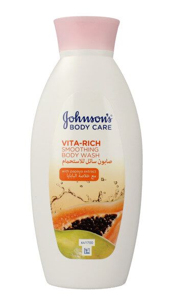 JOHNSON'S BODY WASH  WITH PAPAYA EXTRACT 400ml