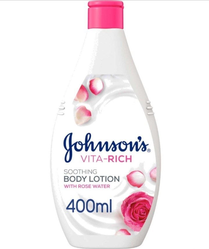 JOHNSON'S BODY LOTION WITH ROSE WATER 400ml