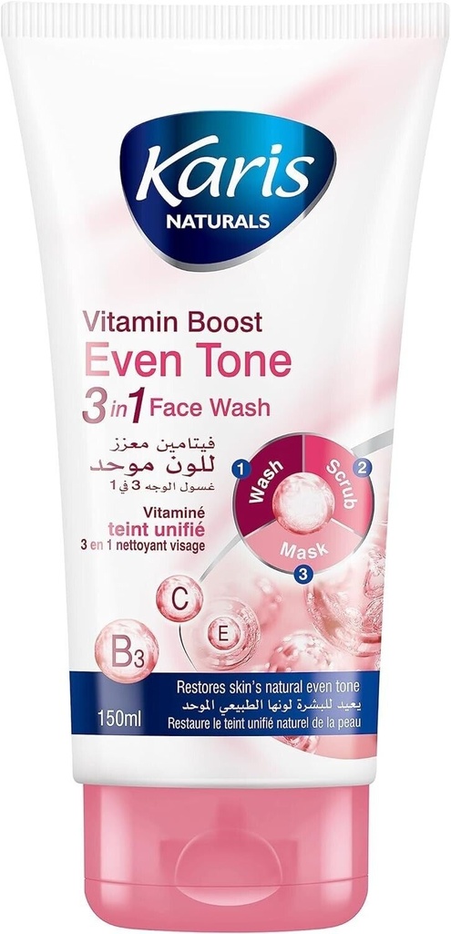 KARIS FACE WASH VITAMIN BOOSTE 150ml