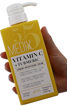 MEDIX5.VITAMINC + TURMERIC BODY CREAM 444ML