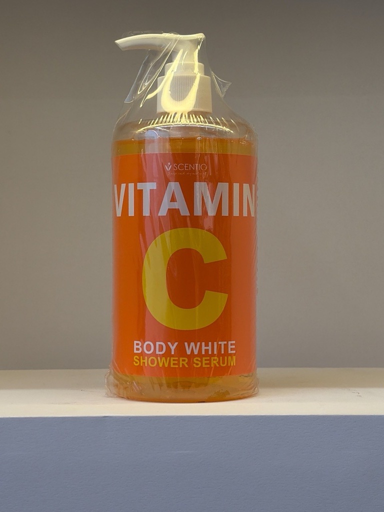 SCENTIO VITAMIN C BODY WHITE SHOWER SERUM 450ml