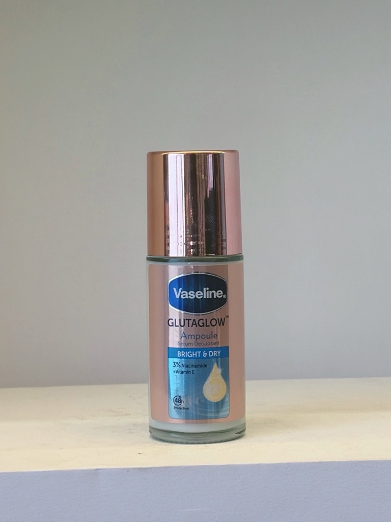 VASELINE GLUTA GLOW SERUM DEODORANT BRIGHT AND DRY45ml